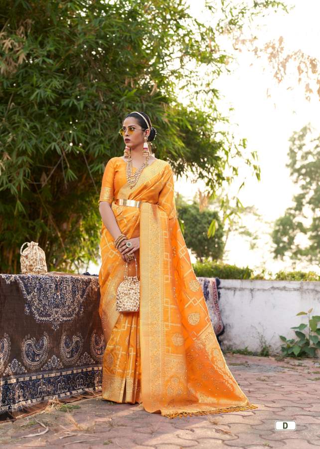 Shangrila Gulmohar Silk 6 Heavy Silk Designer Festive Wear Saree Collection